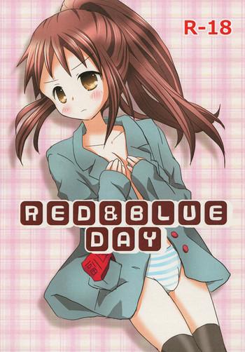 red blue day cover